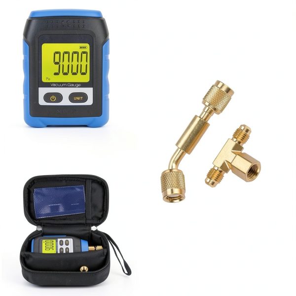 Digital Vacuum Gauge Jectse 4 Unit Portable-4