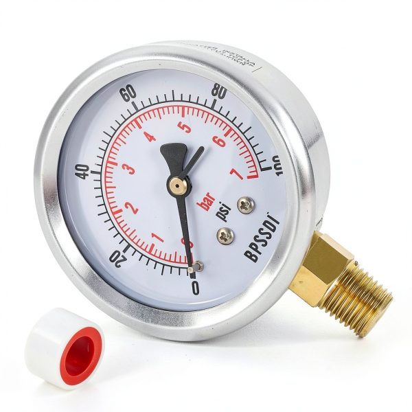 BPSSDI Lead Free Glycerin Pressure Gauge Water Gas-0