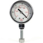 Glycerine Vacuum Gauge BEST VALUE VACS Stainless-0