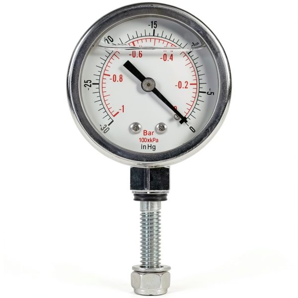 Glycerine Vacuum Gauge BEST VALUE VACS Stainless-0