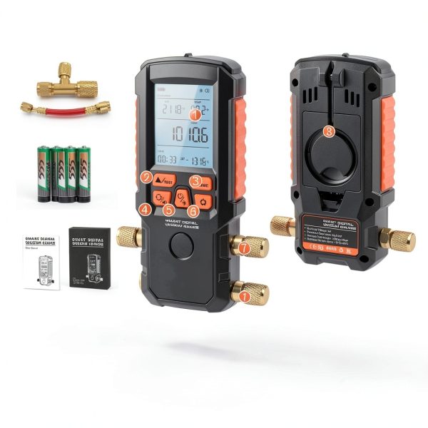 RALBIL Digital Vacuum Gauge High Precision Professional-7