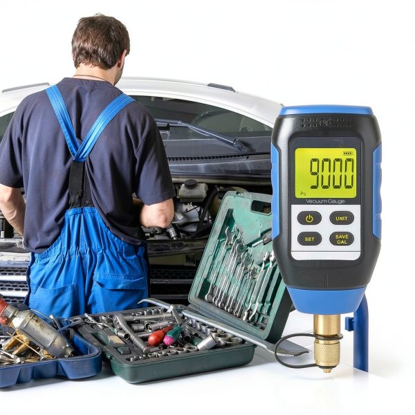 Digital Vacuum Gauge Jectse 4 Unit Portable-1
