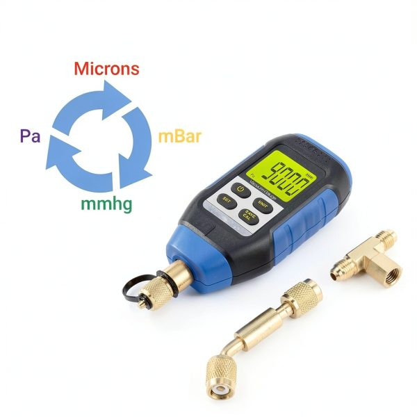 Digital Vacuum Gauge Jectse 4 Unit Portable-3