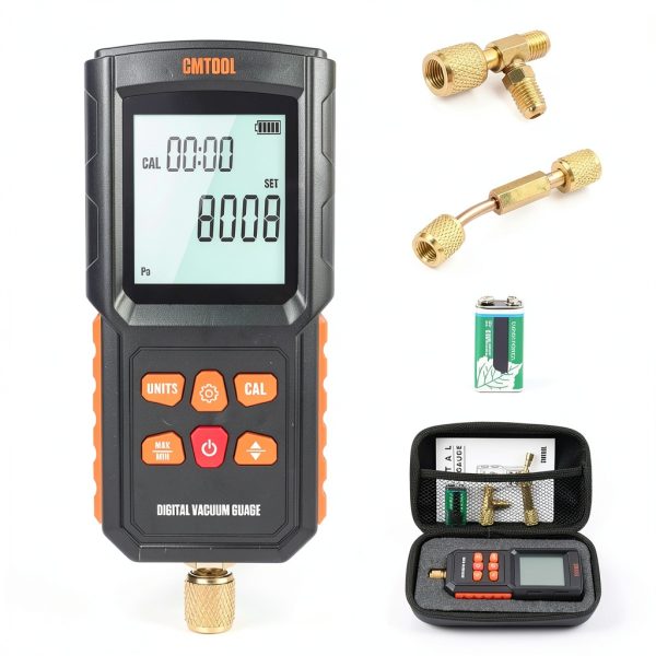 CMTOOL Digital Micron Vacuum Gauge High Precision Sensor-0