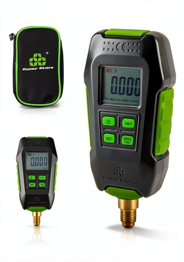 Wisscool Vacuum Gauge High Accuracy Pirani Sensor Alarm-6