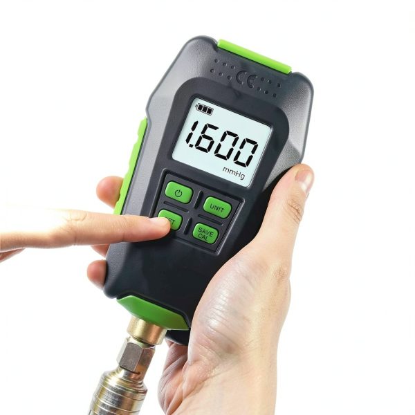 Antstone Digital Vacuum Gauge Professional Pirani Sensor 6-4