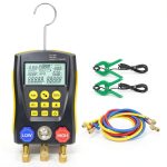 PLAYOCCAR Digital HVAC Gauge Kit Refrigerant Manifold Meter-0