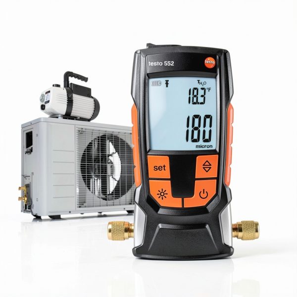 Testo 552 Vacuum Gauge HVAC Heat Pump Bluetooth Monitoring-1