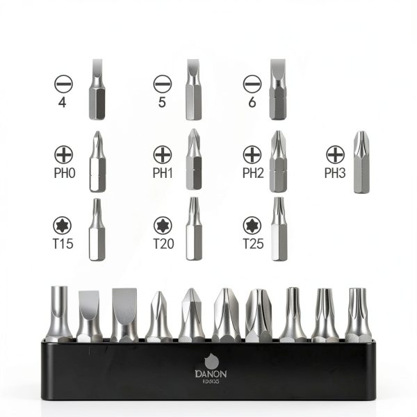 EAMIFARU Angled Ratchet Screwdriver 10in1 Black-3