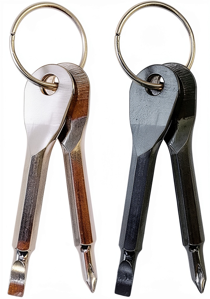 Portable screwdriver set with stainless steel construction