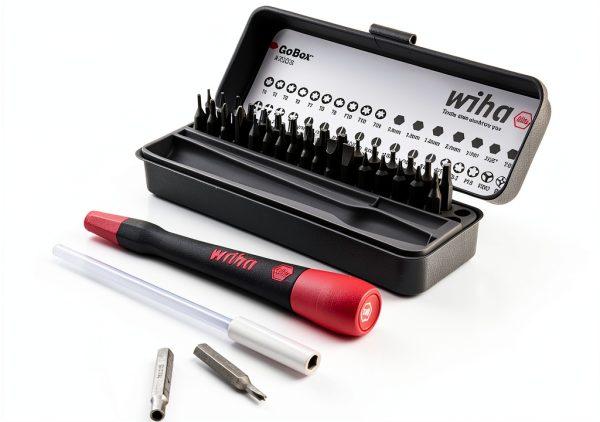 Wiha Micro Bits Set 36 Piece Go Box Brushed Handles with Rotating Cap-5