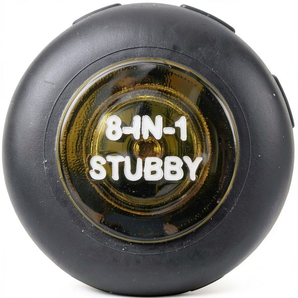 Klein Tools 8 in 1 Stubby Screwdriver Adjustable Length Black Yellow-15