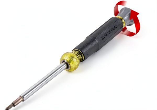 Klein Tools 4-in-1 Electronics Screwdriver Rotating Cap Model 32581-5