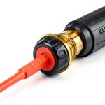 Klein Tools 2-in-1 Insulated Flip-Blade Screwdriver #2 Phillips-0