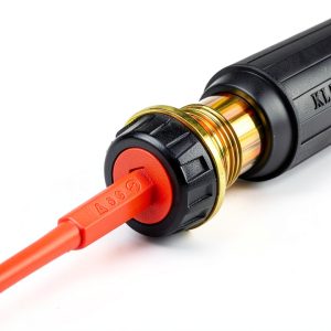 Klein Tools 2-in-1 Insulated Flip-Blade Screwdriver #2 Phillips-0