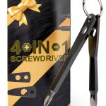 Stonore Keychain Screwdriver 4-in-1 Alloy Steel Tool with Phillips-0