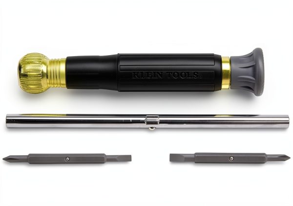 Klein Tools 4-in-1 Electronics Screwdriver Rotating Cap Model 32581-4
