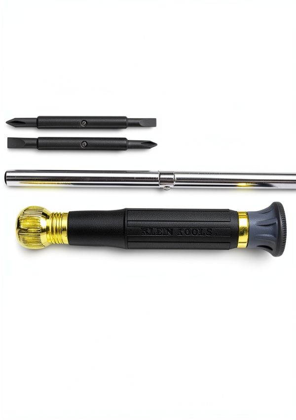 Klein Tools 4-in-1 Electronics Screwdriver Rotating Cap Model 32581-1