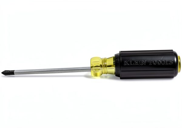 Klein Tools 4" #2 Phillips Screwdriver Cushion Grip Black-0
