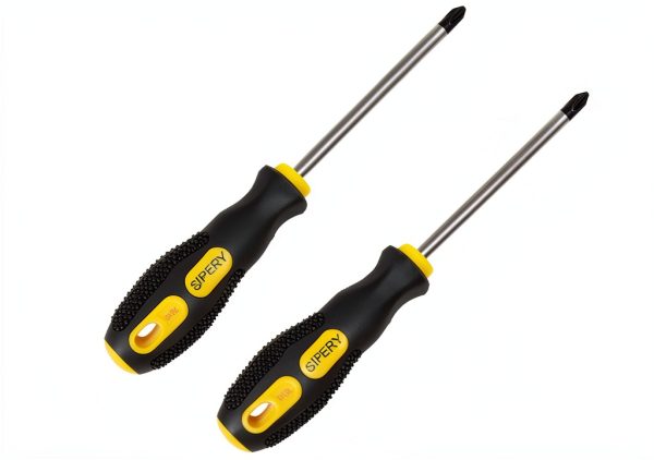 Sipery Phillips Screwdriver Set 2pcs 4-8 Inch Chrome Steel Ergonomic-0