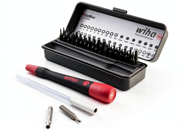 Wiha Micro Bits Set 36 Piece Go Box Brushed Handles with Rotating Cap-4