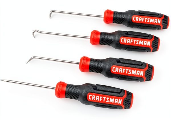 Craftsman Screwdriver Set CMHT65073 Red Stainless Steel Bi Handle-0
