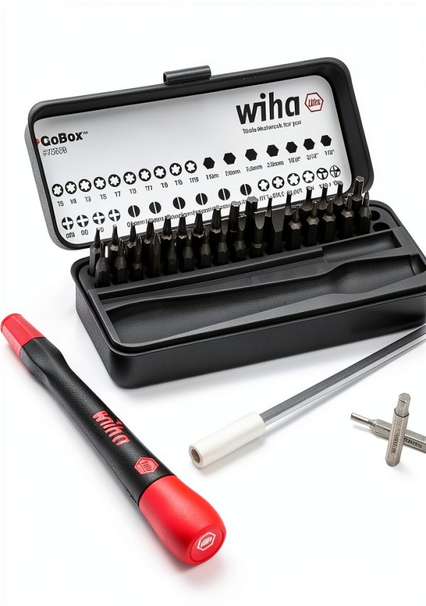 Wiha Micro Bits Set 36 Piece Go Box Brushed Handles with Rotating Cap-3