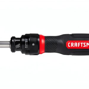 CRAFTSMAN Ratcheting Screwdriver, SpeedDrive, 2” Double Ended Bits Included, Handle Holds Up To 6 Bits (CMHT68129)-0
