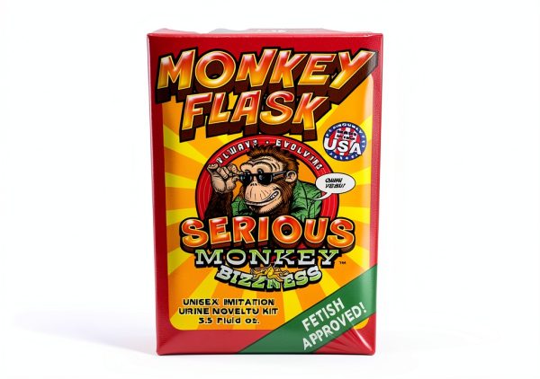 M0nkey F1ask - 3.5 Oz Bottle - Understanding Urinalysis - Synthetic Sub Solution with Vitamin C - Quick Fix Plus - for Education and Learning-0