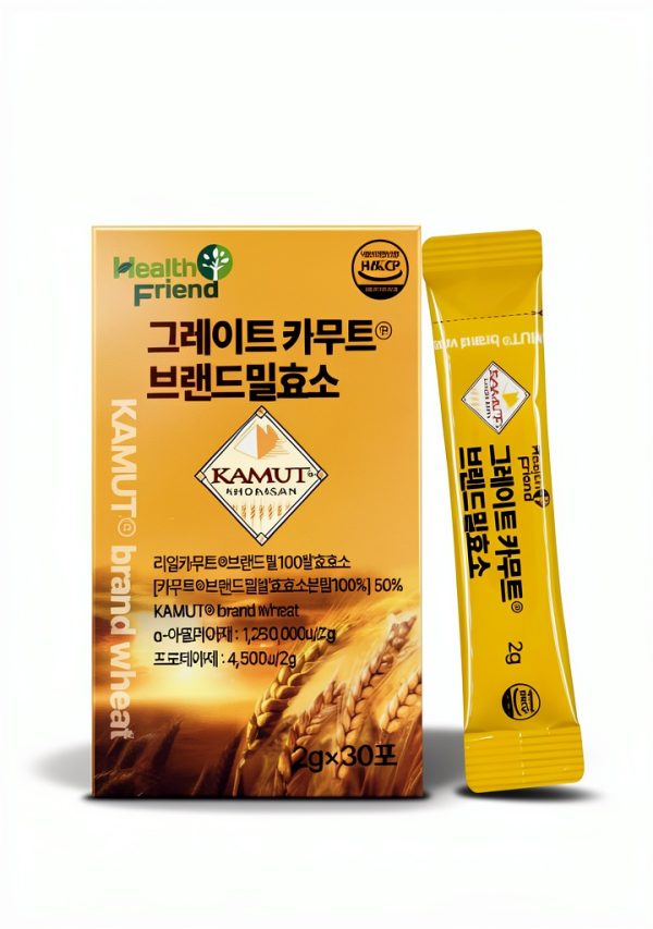 Great KAMUT Brand Wheat Grain Enzyme Powder 2g * 30 Sticks-2