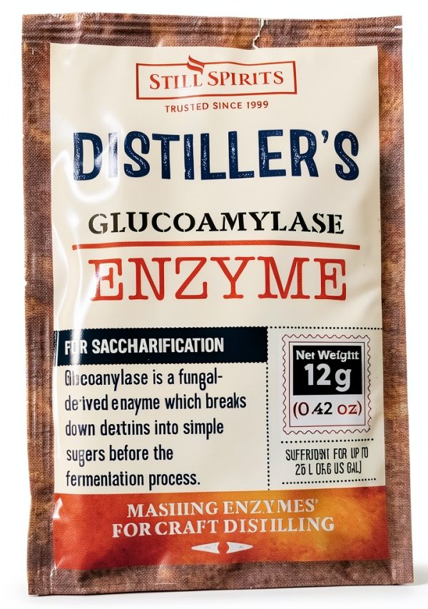 Glucoamylase Enzyme 12g for 25L Bevie Lab Enzyme for Starch Conversion-5
