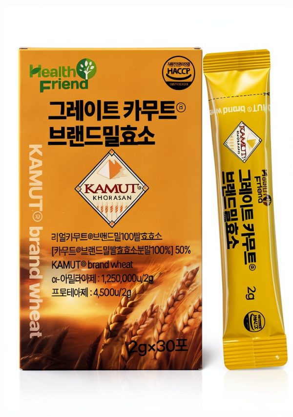 Great KAMUT Brand Wheat Grain Enzyme Powder 2g * 30 Sticks-0