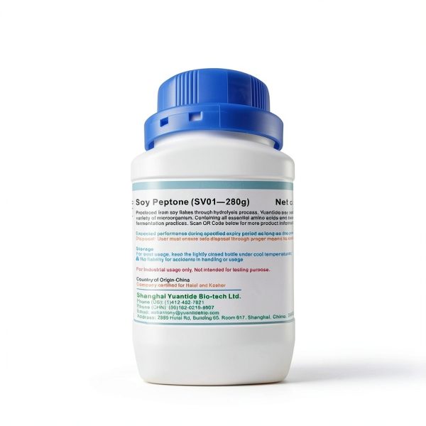 Yuantide Bio Yuantide Soy Peptone(SV01) Net Content 280g (9.6oz), for Mycology and Microorganisms-0
