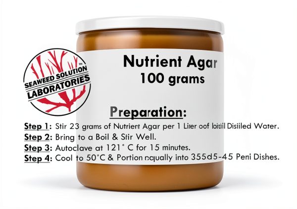 Nutrient Agar 100g Seaweed Solution Labs Natural Protein Media-1