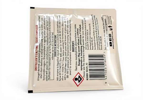 Glucoamylase Enzyme 12g for 25L Bevie Lab Enzyme for Starch Conversion-3