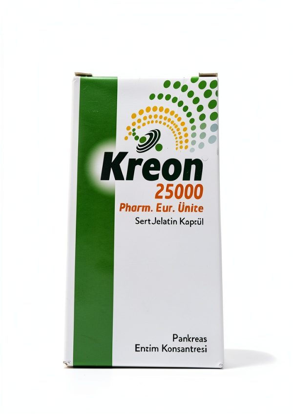 Kreon 25000 300mg 50CPS Lab Enzyme Supplement for Scientific Use-5