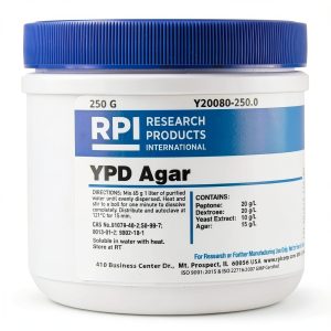 RPI YPD Agar 250g Laboratory Grade Natural Protein Media Y20080-250.0-0