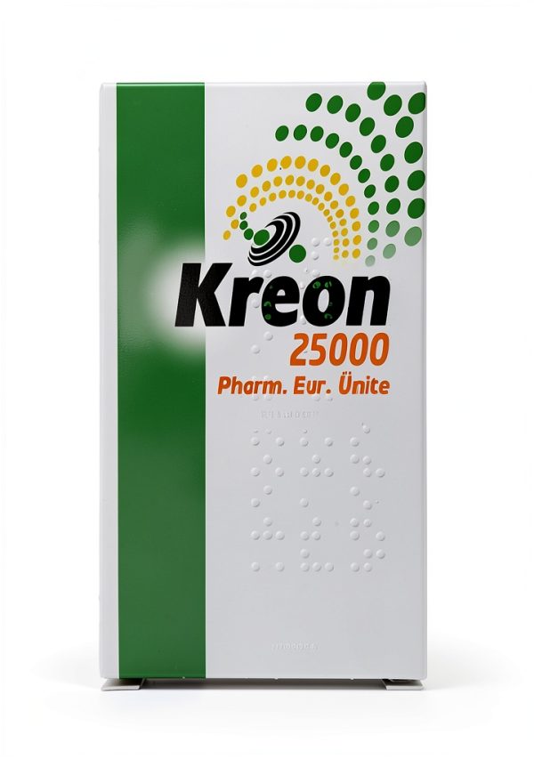 Kreon 25000 300mg 50CPS Lab Enzyme Supplement for Scientific Use-4