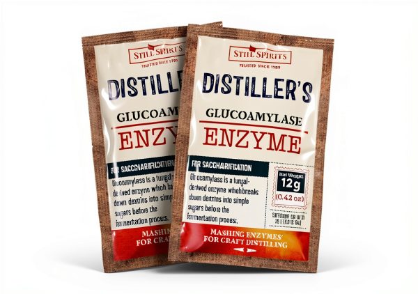 Glucoamylase Enzyme 12g for 25L Bevie Lab Enzyme for Starch Conversion-0