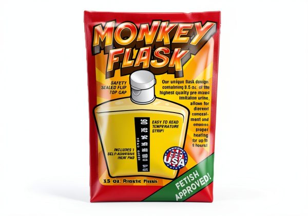 M0nkey F1ask - 3.5 Oz Bottle - Understanding Urinalysis - Synthetic Sub Solution with Vitamin C - Quick Fix Plus - for Education and Learning-1
